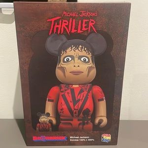 Bearbrick Michael Jackson Thriller 400% and 100%